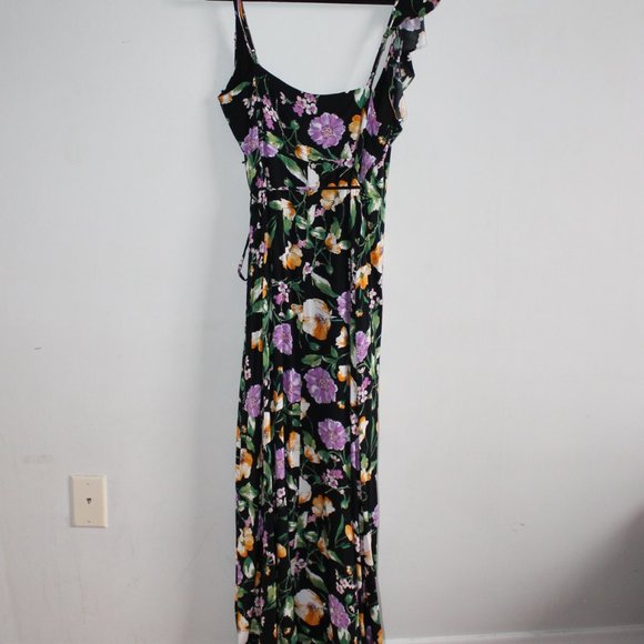 LE LIS Floral Wrap Maxi Dress / Medium NWOT - Picture 10 of 12